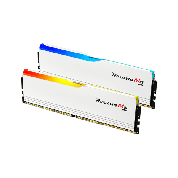 KIT RAM GSKILL RIPJAW M5 RGB 32GB (2X16GB) BUS 6000 DDR5 WHITE(F5-6000J3636F16GX2-RM5RW)