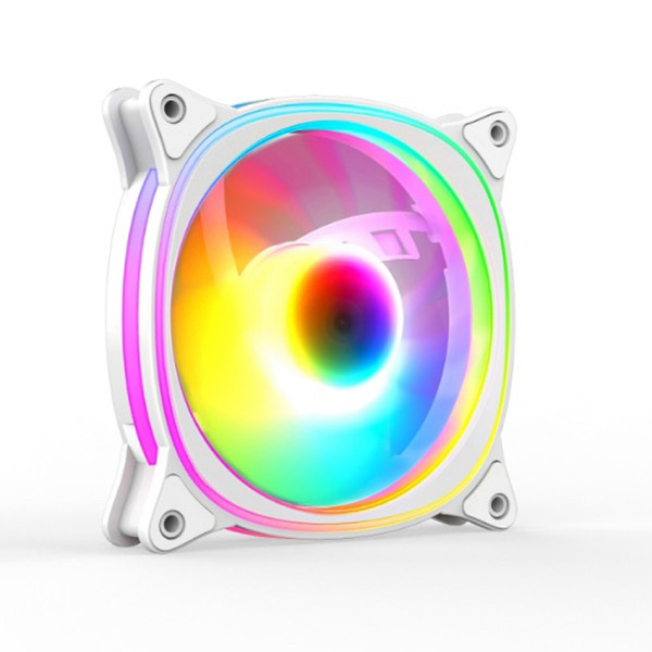 COMBO FAN VITRA RING INFINITY ARGB 3 IN 1 Aura Sync White (3Fan/Sync Mainboard)