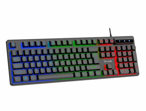 COMBO BÀN PHÍM GAMING VITRA LK06 LED MULTIMEDIA + MOUSE LED LM06