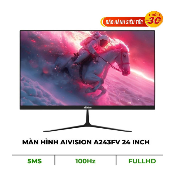 MÀN HÌNH VSP AIVISION A243FV (24INCH/ VA/ FHD/ 100HZ/ 5MS)