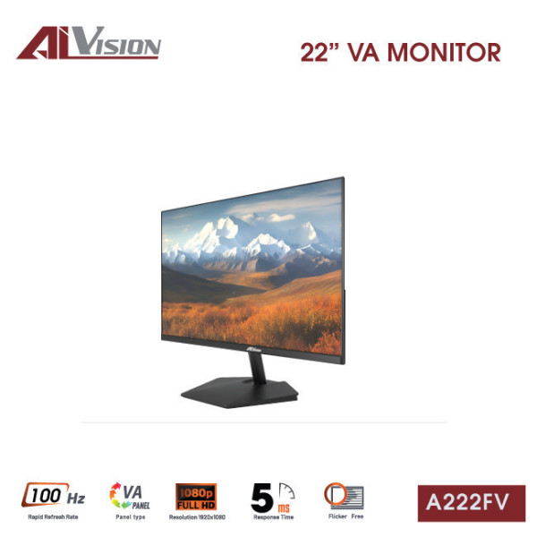 MÀN HÌNH AIVISION A222FV (22 INCH/ VA/ FHD/ 100HZ/ 5MS/ ADAPTIVE SYNC)