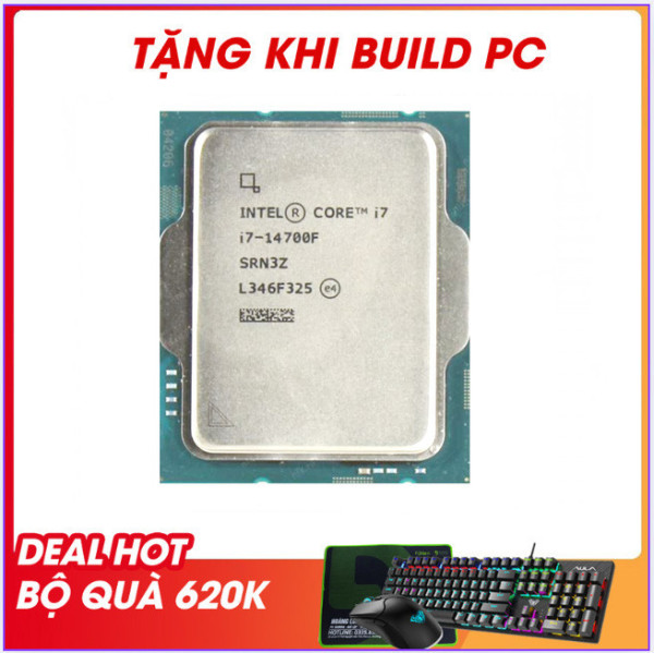 CPU INTEL CORE I7 14700F TRAY (LGA1700/ 20 NHÂN 28 LUỒNG/ BASE 2.1GHZ TURBO 5.4GHZ/ CACHE 33MB) 