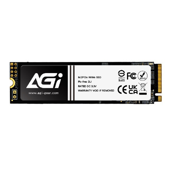 SSD NVME AGI AI198 512GB (ĐỌC: 3000MB/S GHI: 2200MB/S) M.2 GEN3X4 (AGI512G83A1198)