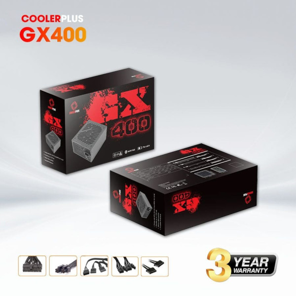 NGUỒN COOLERPLUS GX400 400W BLACK