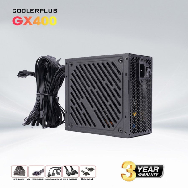 NGUỒN COOLERPLUS GX400 400W BLACK