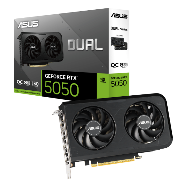 VGA ASUS Dual GeForce RTX 5050 8GB GDDR6 (DUAL-RTX5050-8G)