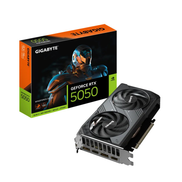 VGA GIGABYTE RTX 5050 WINDFORCE OC 8GB (N5050WF2OC-8GD)