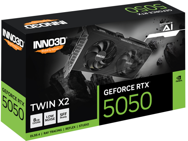 VGA INNO3D GEFORCE RTX 5050 TWIN X2 8GB GDDR6