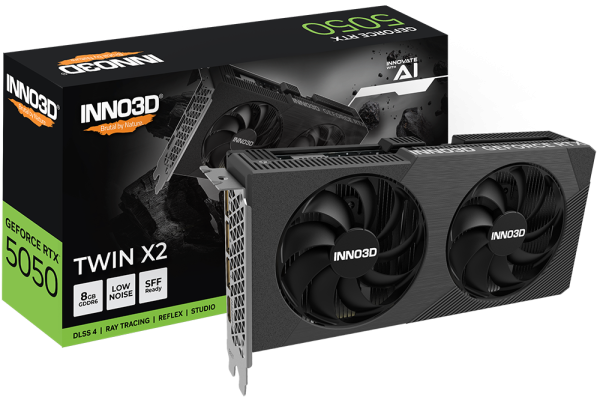 VGA INNO3D GEFORCE RTX 5050 TWIN X2 8GB GDDR6