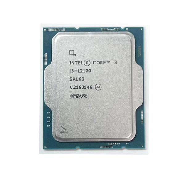 Cpu Intel Core I3 12100 / 3.3GHz Turbo 4.3GHz / 4 Nhân 8 Luồng / 12MB / LGA 1700 (Tray) {A}