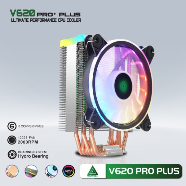 TẢN KHÍ CPU VSP TECH COOLER V620 PRO PLUS