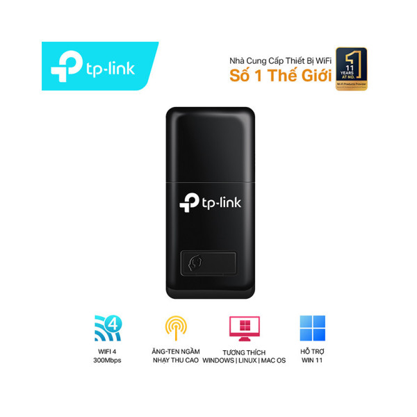 CARD MẠNG KHÔNG DÂY USB TP-LINK TL-WN823N WIRELESS N300MBPS
