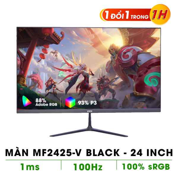 MÀN HÌNH GAMING VIOX MF2425-V BLACK (23.8 INCH/ FULL HD/ IPS/ 100HZ/ Đồ Họa/ Gaming) | BL