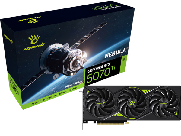 VGA MANLI NEBULA GEFORCE RTX 5070 TI 16GB GDDR7 