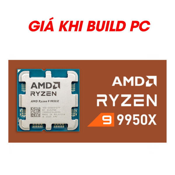 CPU AMD Ryzen 9 9950X TRAY (4.3 GHz Boost 5.7 GHz | 16 Cores / 32 Threads | 64 MB Cache)