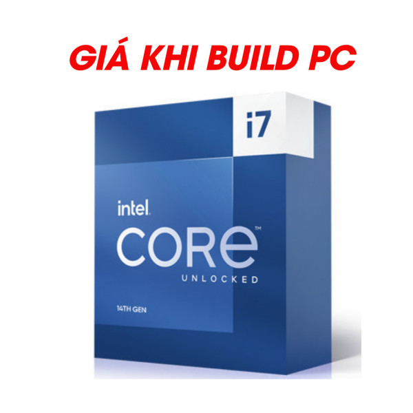 CPU Intel Core i7 14700KF Tray (Up 5.6 GHz, 20 Nhân 28 Luồng, 33MB Cache, Raptor Lake)