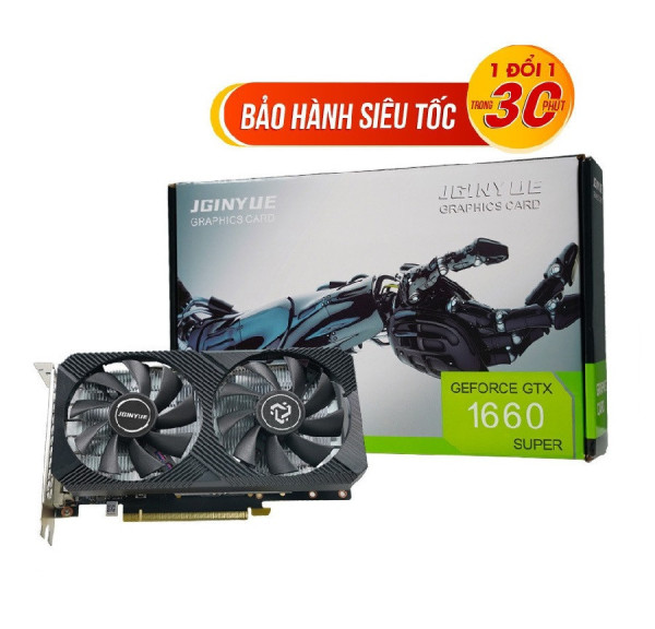 VGA JGINYUE GEFORCE GTX 1660 SUPER 6G (6GB GDDR6, 192-bit, DVI+HDMI+DP) | BL
