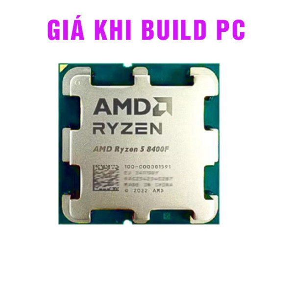 CPU AMD RYZEN 5 8400F TRAY (AMD AM5/ 6 CORE/ 12 THREAD/ BASE 4.2GHZ TURBO 4.7GHZ/ CACHE 22MB/ NO IGPU)