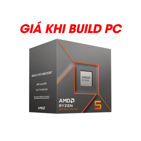 CPU AMD RYZEN 5 8400F TRAY (AMD AM5/ 6 CORE/ 12 THREAD/ BASE 4.2GHZ TURBO 4.7GHZ/ CACHE 22MB/ NO IGPU)