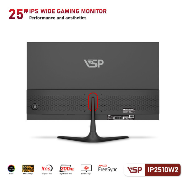 MÀN HÌNH VSP IP2510W2 (25 INCH/ IPS/ FHD/ 200HZ/ 1MS)