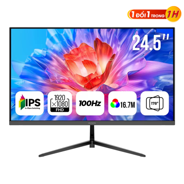 MÀN HÌNH AIWA AW-MF2525-V (25INCH/ IPS/ FULLHD/ 100HZ/ 5MS)