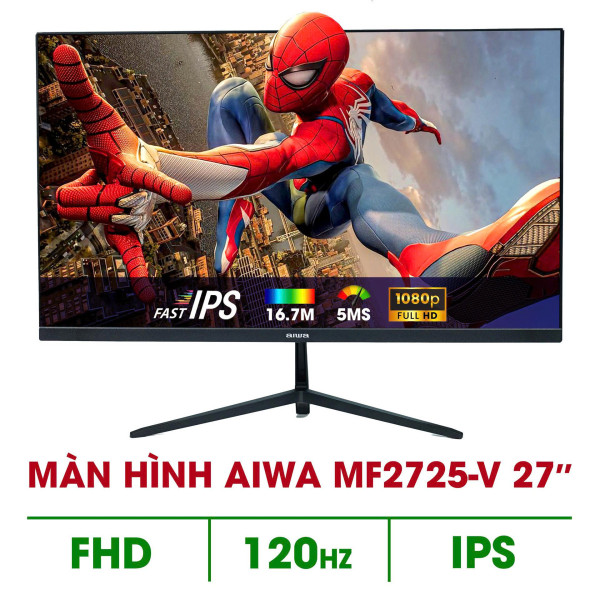 MÀN HÌNH MÁY TÍNH AIWA AW-MF2725-V (27INCH/ IPS/ FULLHD/ 120HZ/ 5MS)