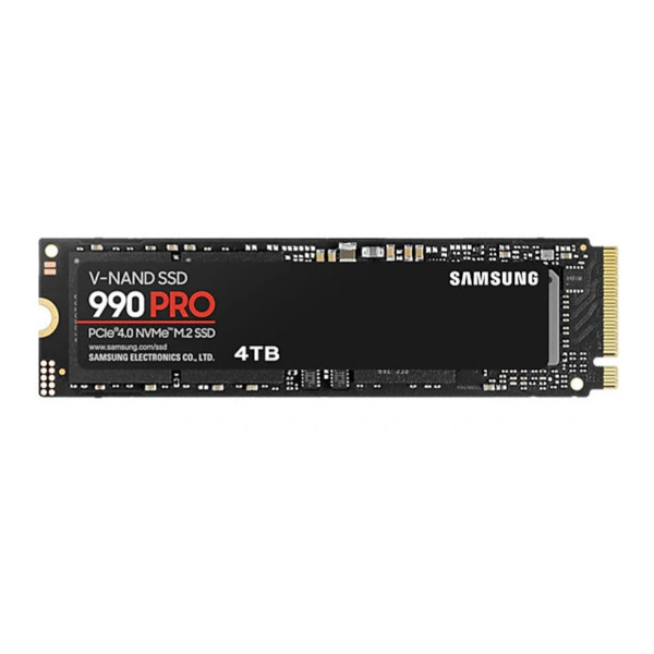 SSD SAMSUNG 990 PRO 4TB M.2 NVME M.2 2280 PCIE GEN4.0 X4 (MZ-V9P4T0BW)