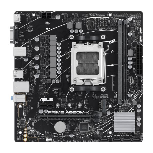 MAIN ASUS A620M-K DDR5 (AMD A620/ SOCKET AM5/ M-ATX/ 2 KHE RAM DDR5)
