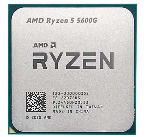CPU AMD RYZEN 5 5600G TRAY (3.9GHZ UPTO 4.4GHZ / 19MB / 6 CORES, 12 THREADS / 65W / SOCKET AM4)