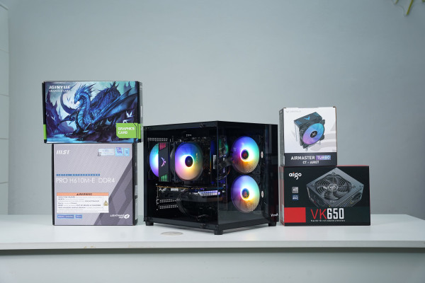 PC GAMING CORE I5 12400F | RAM 16G | RX 6600 8G | NVME 256G 