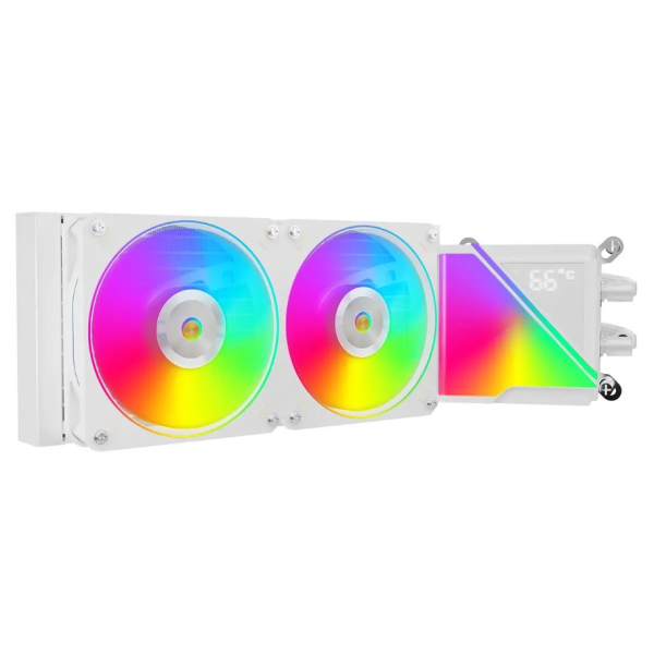 Tản nhiệt nước Leopard Stellar RealM RS 240 ARGB Digital Trắng/White