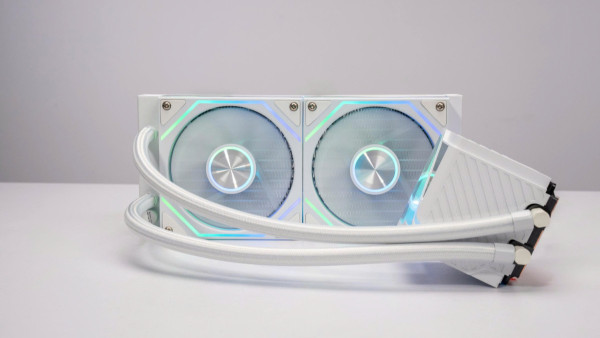 TẢN NHIỆT NƯỚC LEOPARD STELLAR REALM RAD 240 AGRB DIGITAL WHITE(MÀN HÌNH HIỂN THỊ NHIỆT ĐỘ)