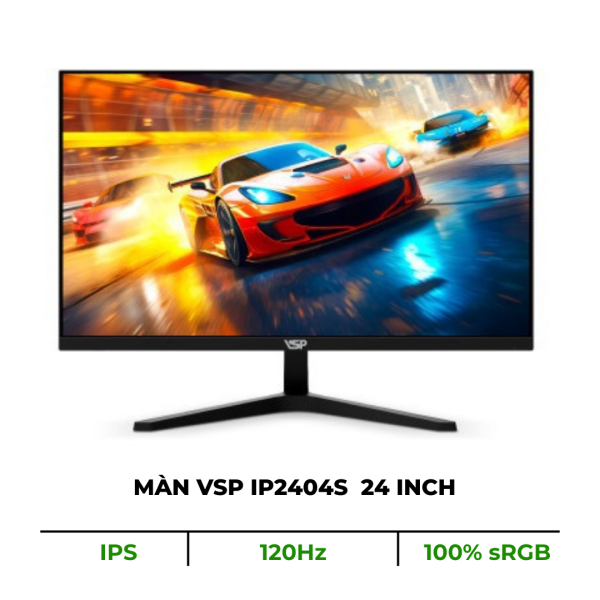 MÀN HÌNH VSP IP2404S (24INCH/ FHD/ 120HZ/ 1MS/ ĐEN)