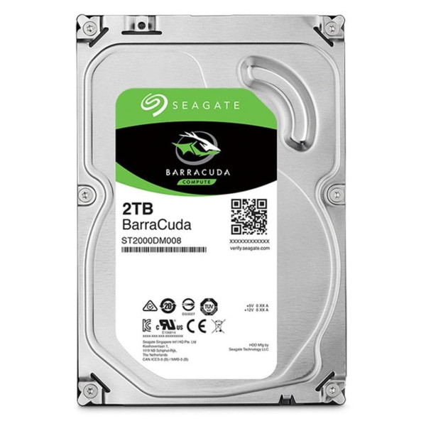 HDD SEAGATE BARACUDA 2TB 7200RPM SATA 3.5