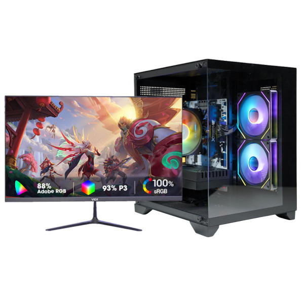 BỘ PC Gaming Ryzen 5 5500 | GTX 1060 6G | Ram 16G | NVME 256GB | MÀN 24