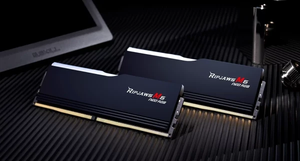 KIT RAM GSKILL RIPJAWAS M5 NEO RGB 64GB (2X32GB) BUSS 6000 DDR5 (F5-6000J3636F32GX2-RM5NRK)