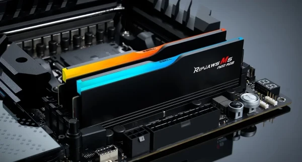 KIT RAM GSKILL RIPJAWAS M5 NEO RGB 64GB (2X32GB) BUSS 6000 DDR5 (F5-6000J3636F32GX2-RM5NRK)