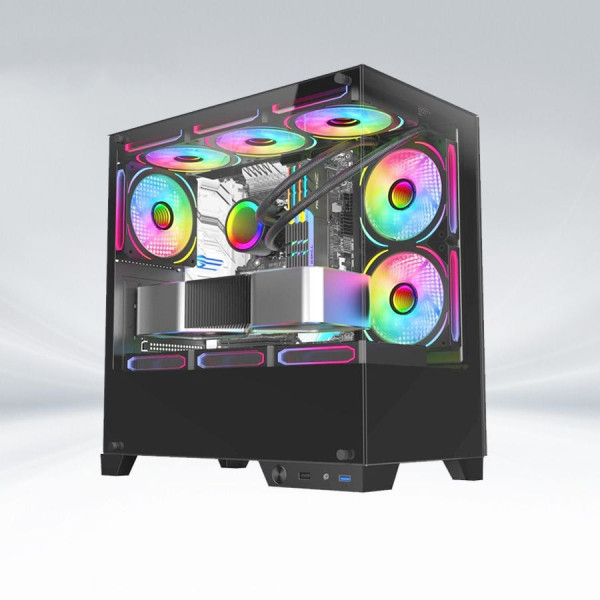 VỎ CASE COOLERPLUS X37B BLACK (M-ATX/ KHÔNG FAN)