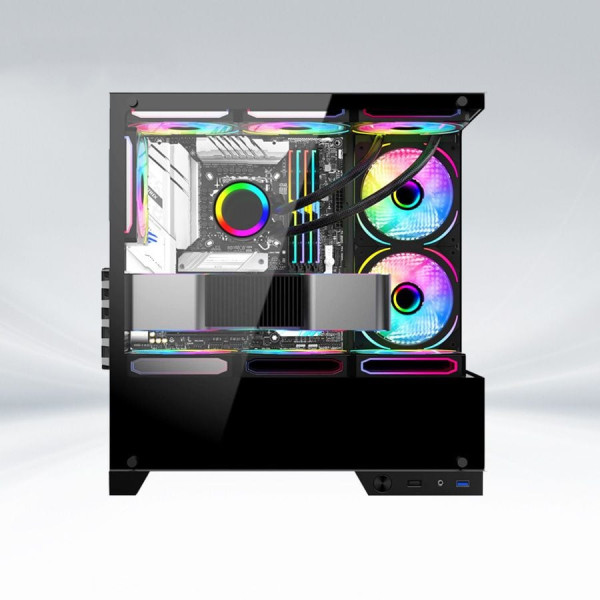 VỎ CASE COOLERPLUS X37B BLACK (M-ATX/ KHÔNG FAN)