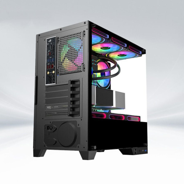 VỎ CASE COOLERPLUS X37B BLACK (M-ATX/ KHÔNG FAN)