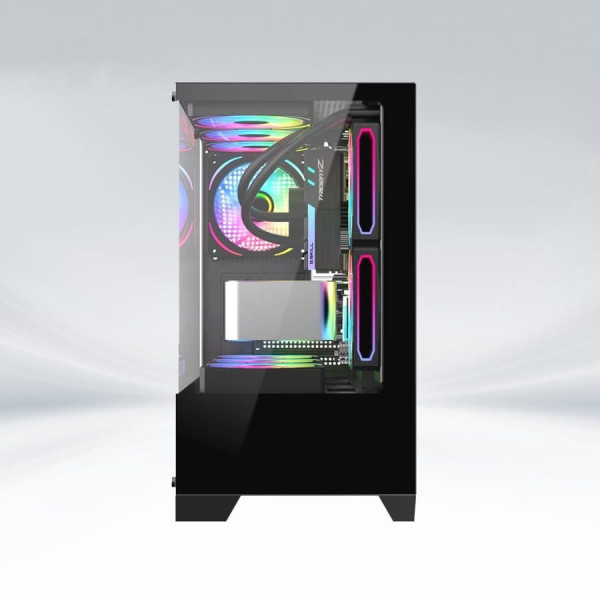 VỎ CASE COOLERPLUS X37B BLACK (M-ATX/ KHÔNG FAN)