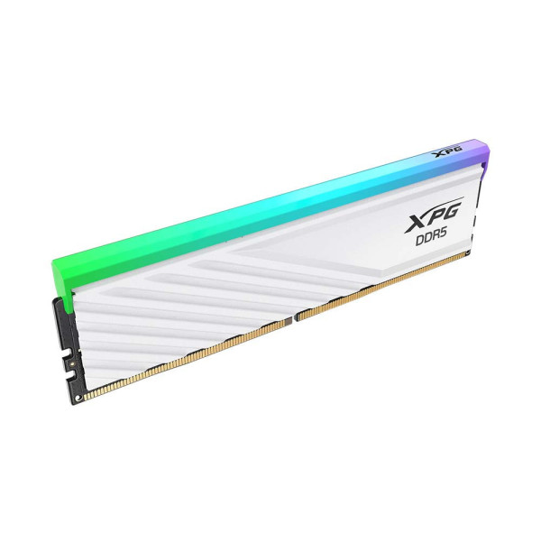 KIT RAM ADATA XPG LANCER BLADE RGB 32GB (16GBX2) 6000MHZ DDR5 WHITE  (AX5U6000C3616G-DTLABRWH)