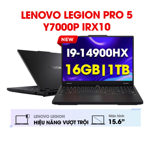 Laptop Gaming Lenovo Legion Pro 5 Y7000P IRX10 (2025) (Core i9-14900HX | 16GB | 1TB SSD | RTX 5070 8GB | 16.0” 2.5K 240Hz | Win11 | Black)