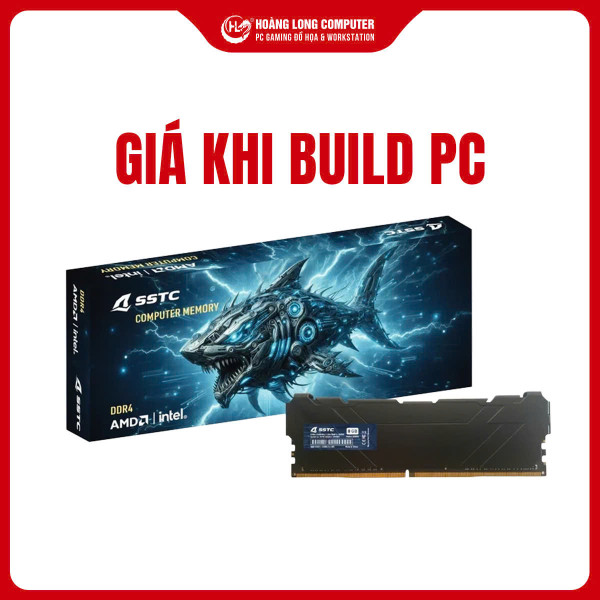 RAM SSTC 16GB (1*16GB) CL22 BUS 3200MHZ DDR4 BLACK (U3200i-C22-16GB)