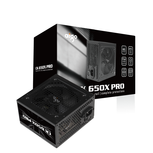 NGUỒN AIGO CK650X PRO 85 PLUS