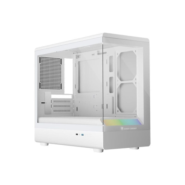 Vỏ case JUNGLE LEOPARD MS-01 WHITE - No Fan (Micro ATX/ Màu Trắng)