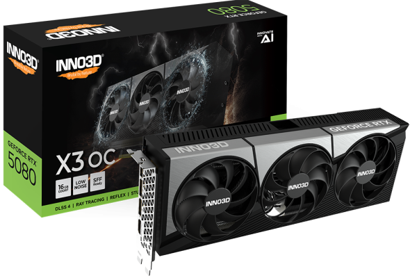 VGA INNO3D GEFORCE RTX 5080 X3 16GB DDR7 256BIT