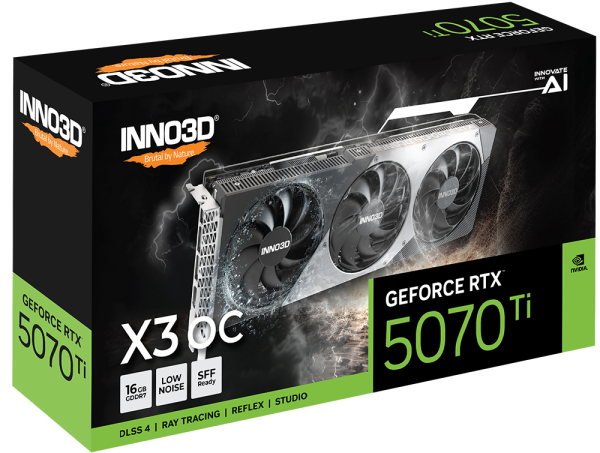 VGA INNO3D GEFORCE RTX 5070 TI X3 OC 16GB GDDR7