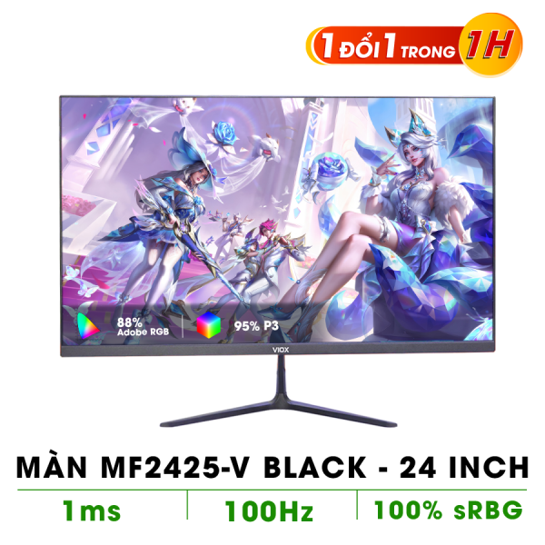 MÀN HÌNH GAMING VIOX MF2425-V BLACK (23.8 INCH/ FULL HD/ IPS/ 100HZ/ Đồ Họa/ Gaming) | SP
