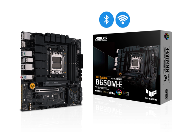 MAIN ASUS TUF GAMING B650M-E DDR5 WIFI + BLUETOOTH (AMD B650/ SOCKET AM5/ M-ATX/ 4 KHE RAM)